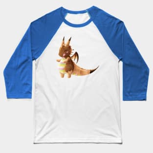 Kawaii Ice Cream Dragon - Without Background Baseball T-Shirt